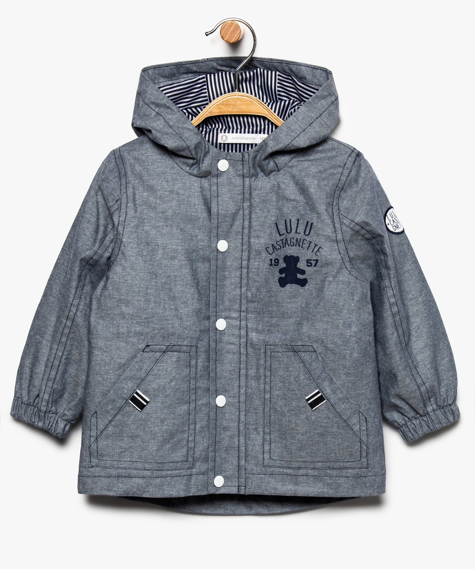 Manteau Bebe Garcon A Capuche 2 En 1 Lulu Castagnette Gemo