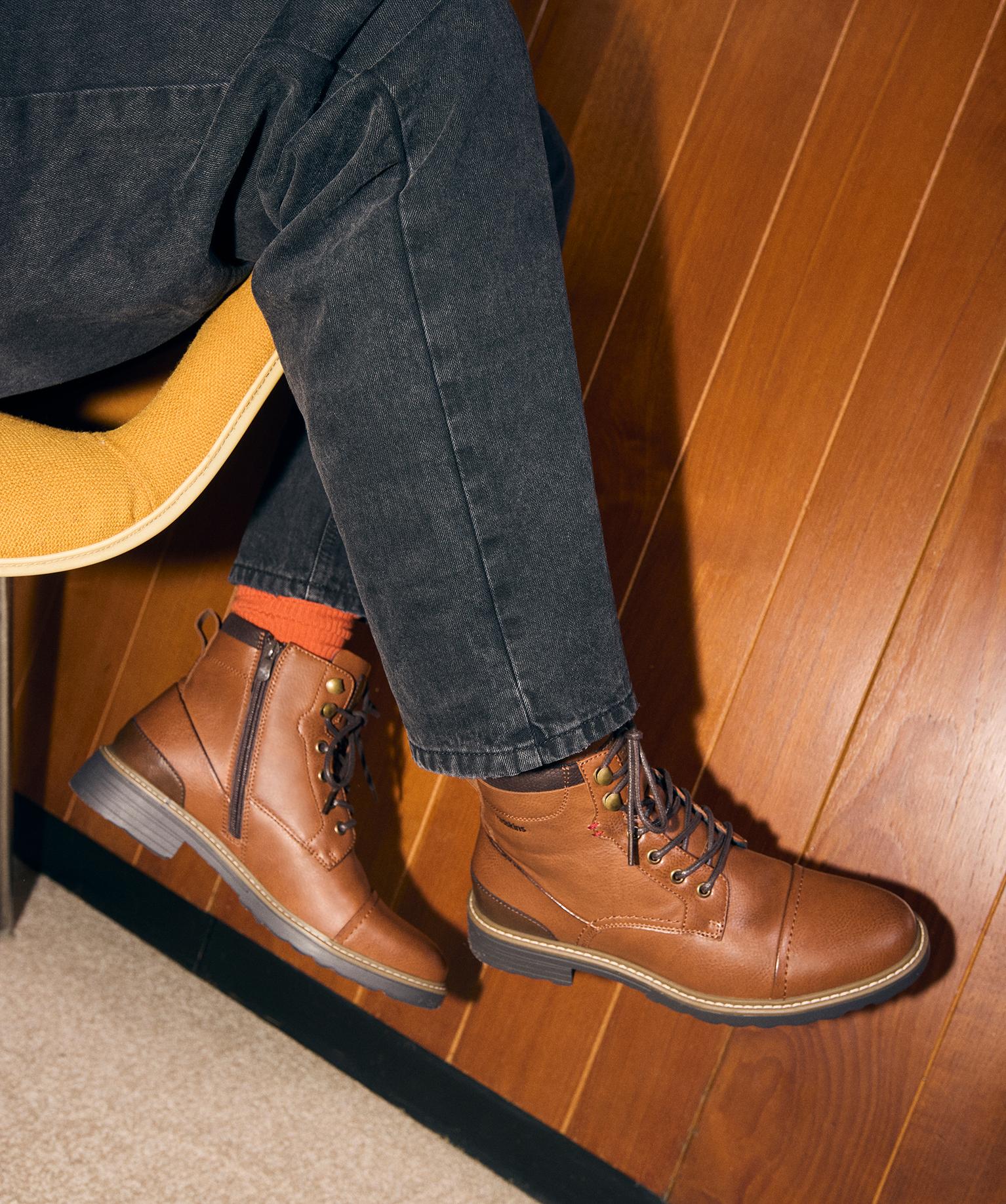 Low-boots à bout droit à lacets homme - Redskins - REDSKINS Low-boots à bout droit à lacets homme - Redskins - REDSKINS