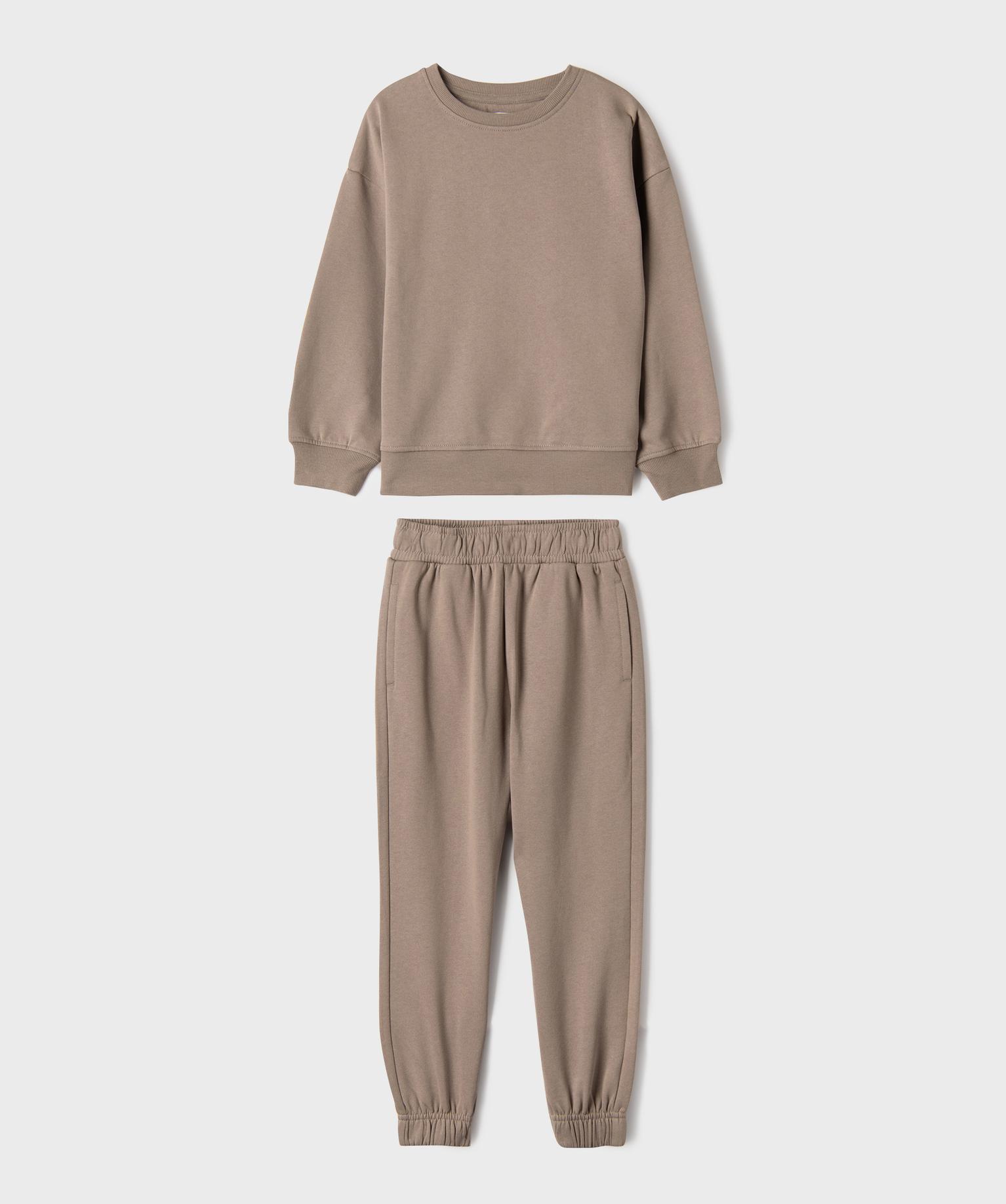 Ensemble molleton 2 pièces garçon - 10A - gris standard - GEMO