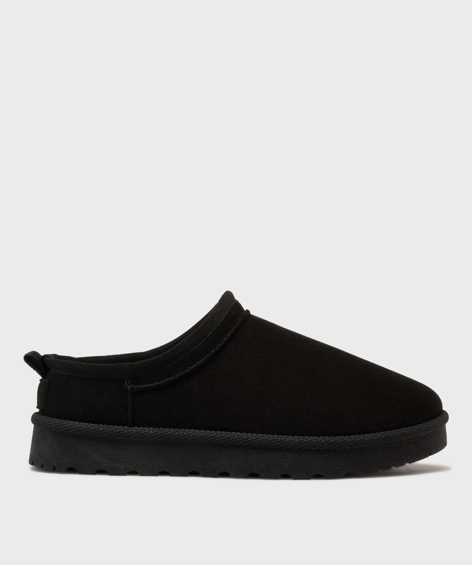 Chaussures slip-on fourrées à semelle crantée femme - 36 - noir standard - 5 MILES