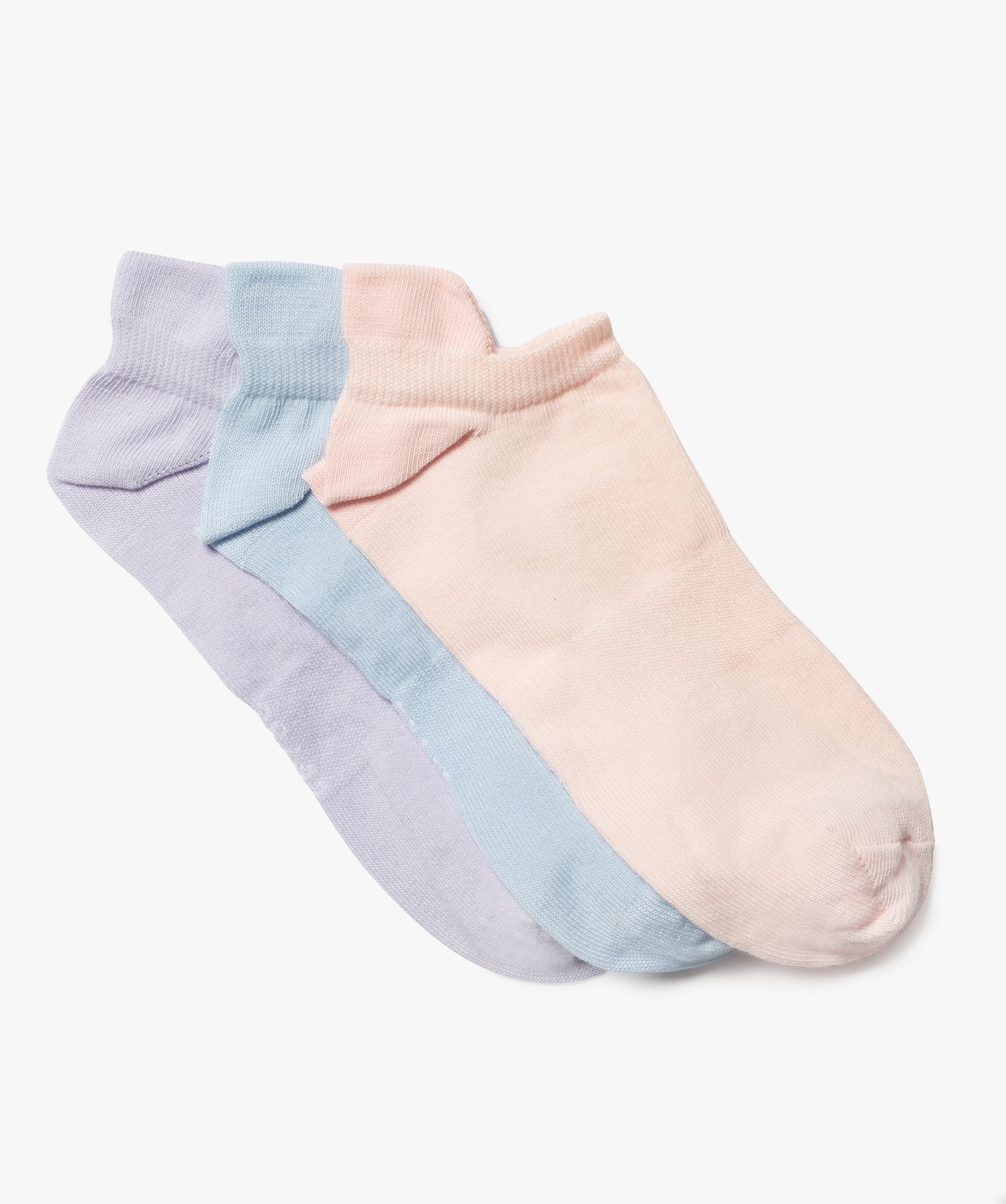 Chaussettes ultra coutes de sport femme (lot de 3) - 38/41 - rose standard - GEMO