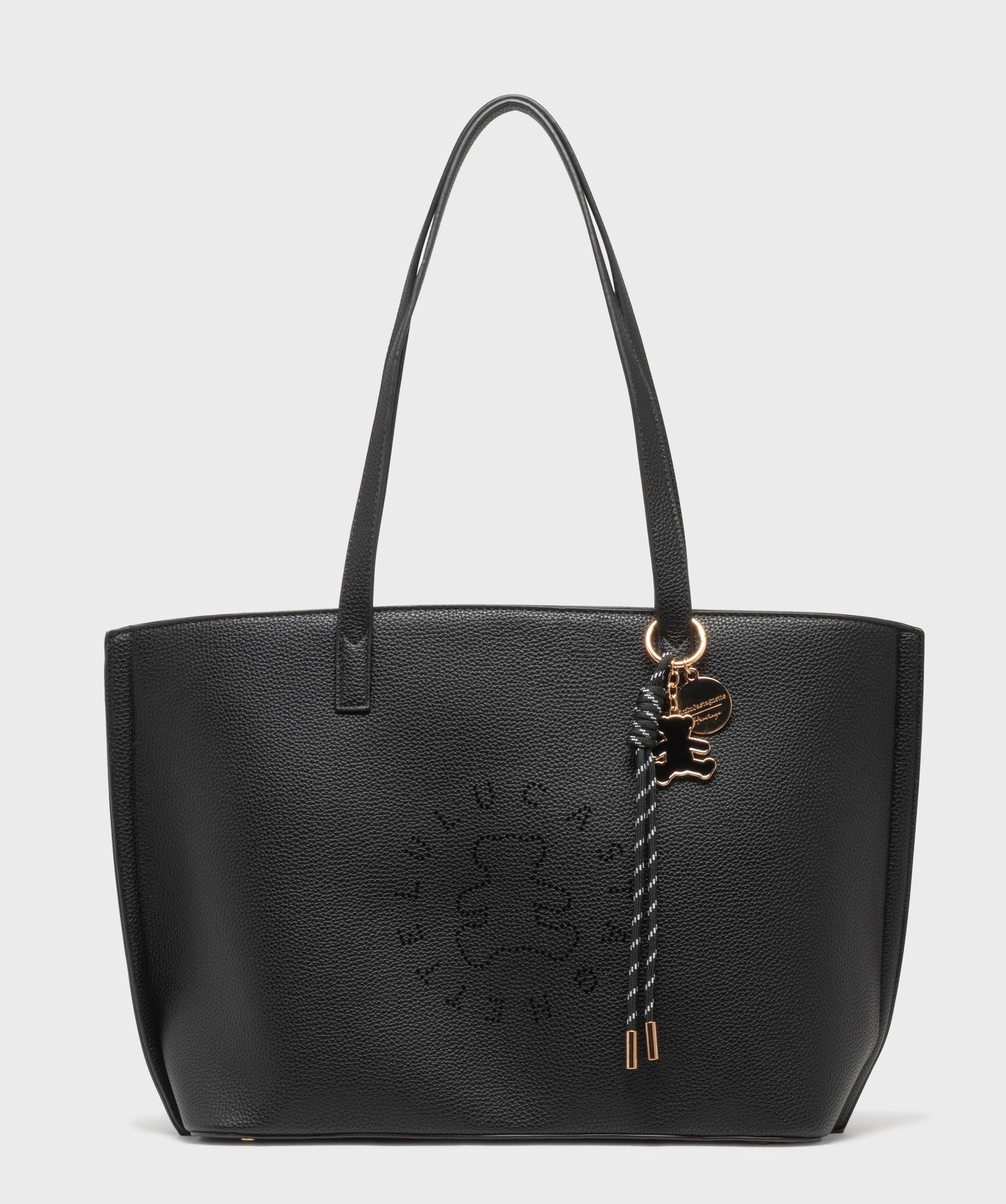 Sac cabas porté épaule femme - LuluCastagnette - TU - noir standard - LULUCASTAGNETTE