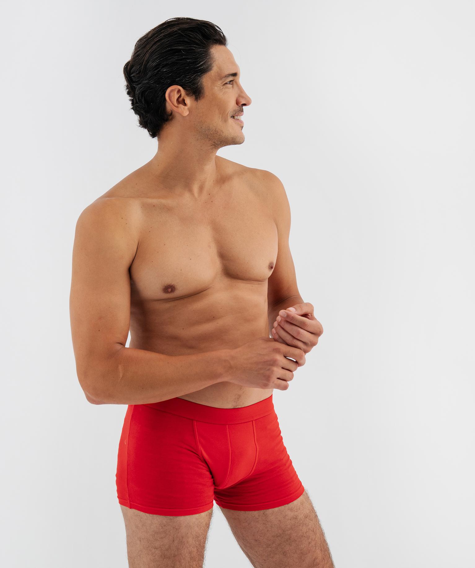 Boxer stretch de Noël homme - 38-40/M - vert chine - GEMO