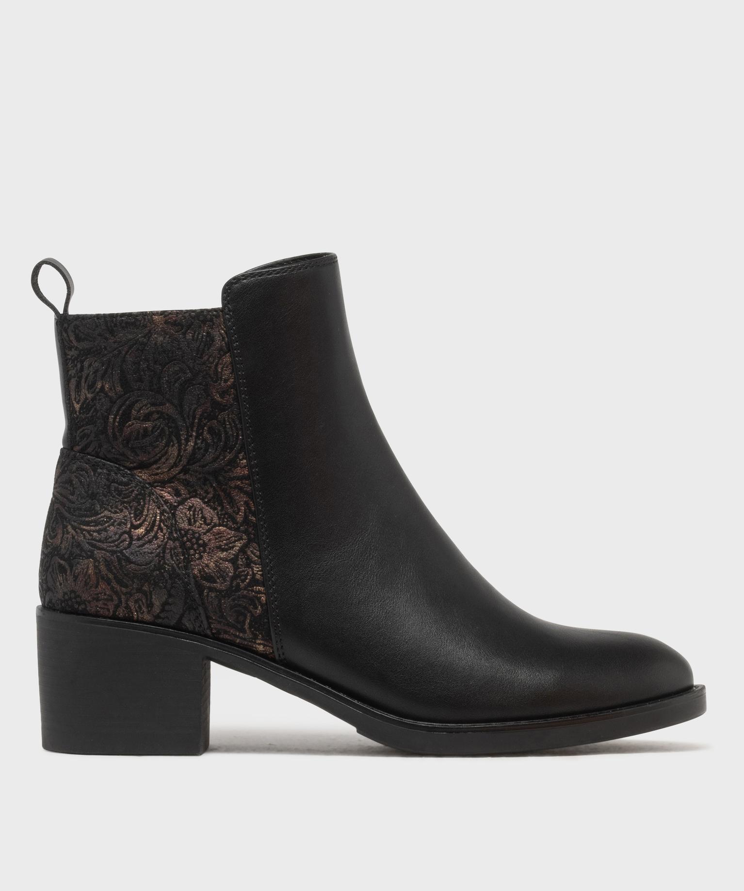 Boots à talon femme - EMILIA ROSA - 38 - noir - EMILIA ROSA