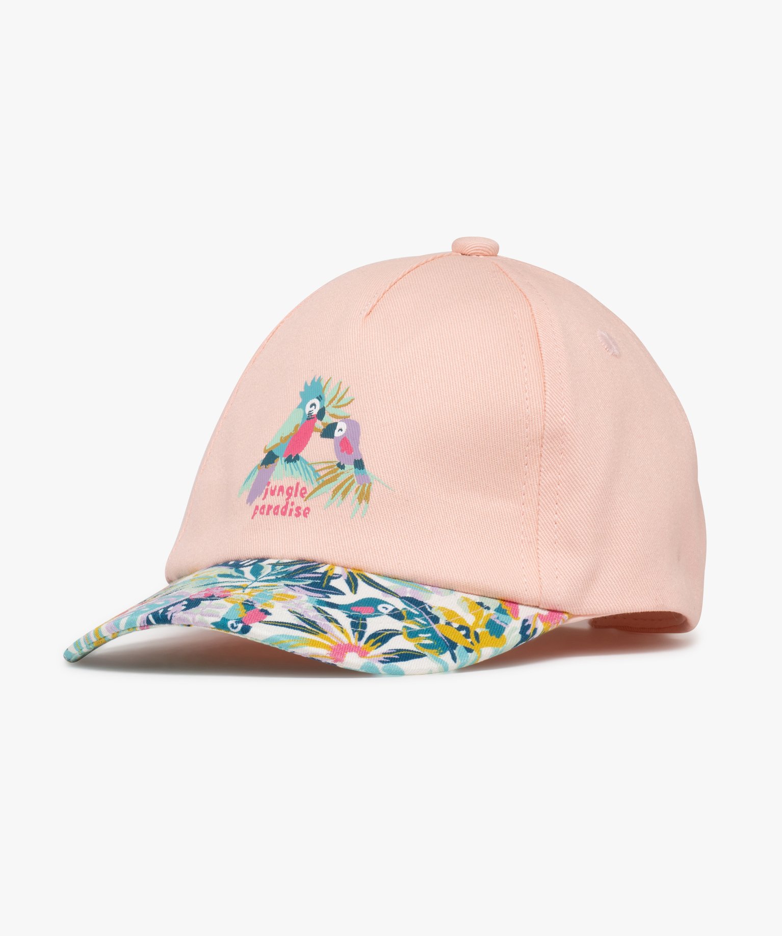 Casquette à motifs exotiques bébé fille - 45 - rose - GEMO