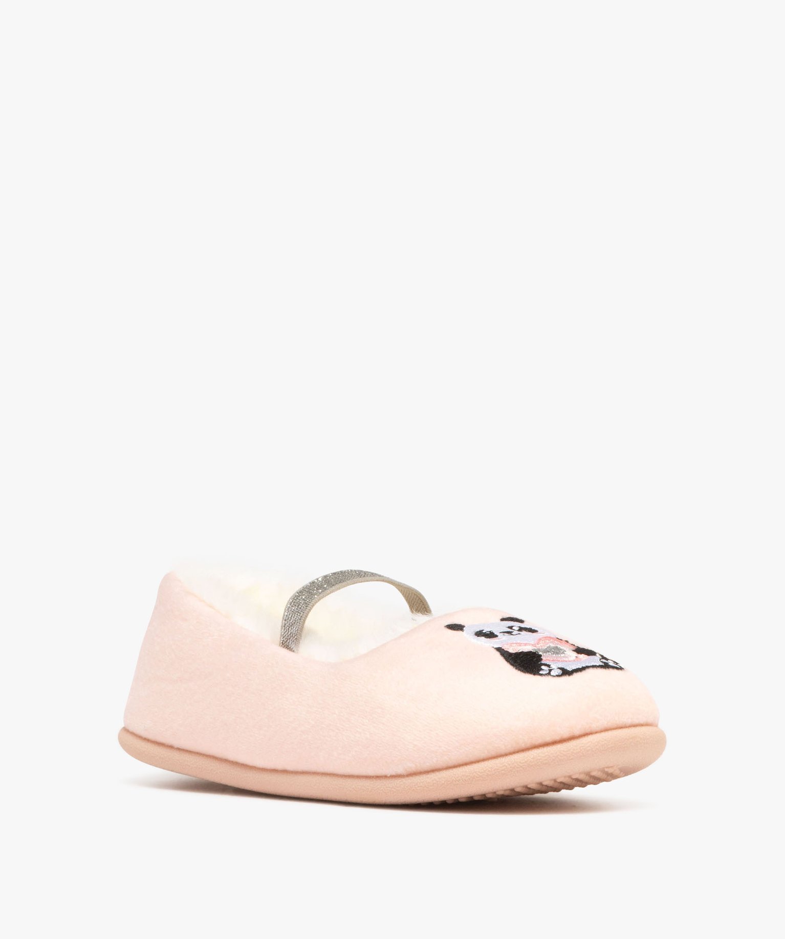Chaussons Fille Robeez GOLDY CAT Rose Clair | Pantoufles Robeez pour Enfant
