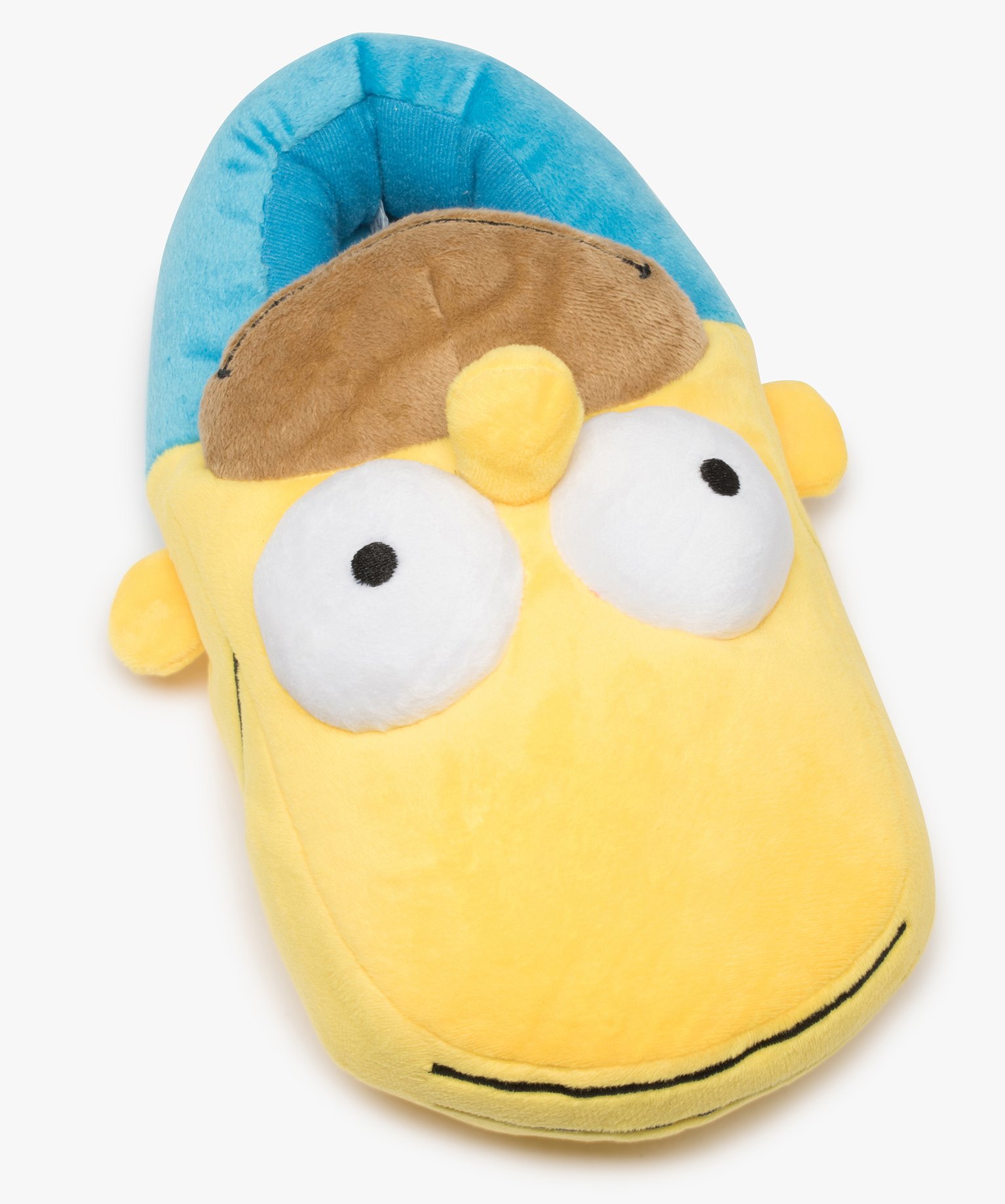 Chaussons Mules Homer Simpson 'Mmm... Beer' En Polaire - Gris Taille 44 - Pour Hommes, Confort Et Humour