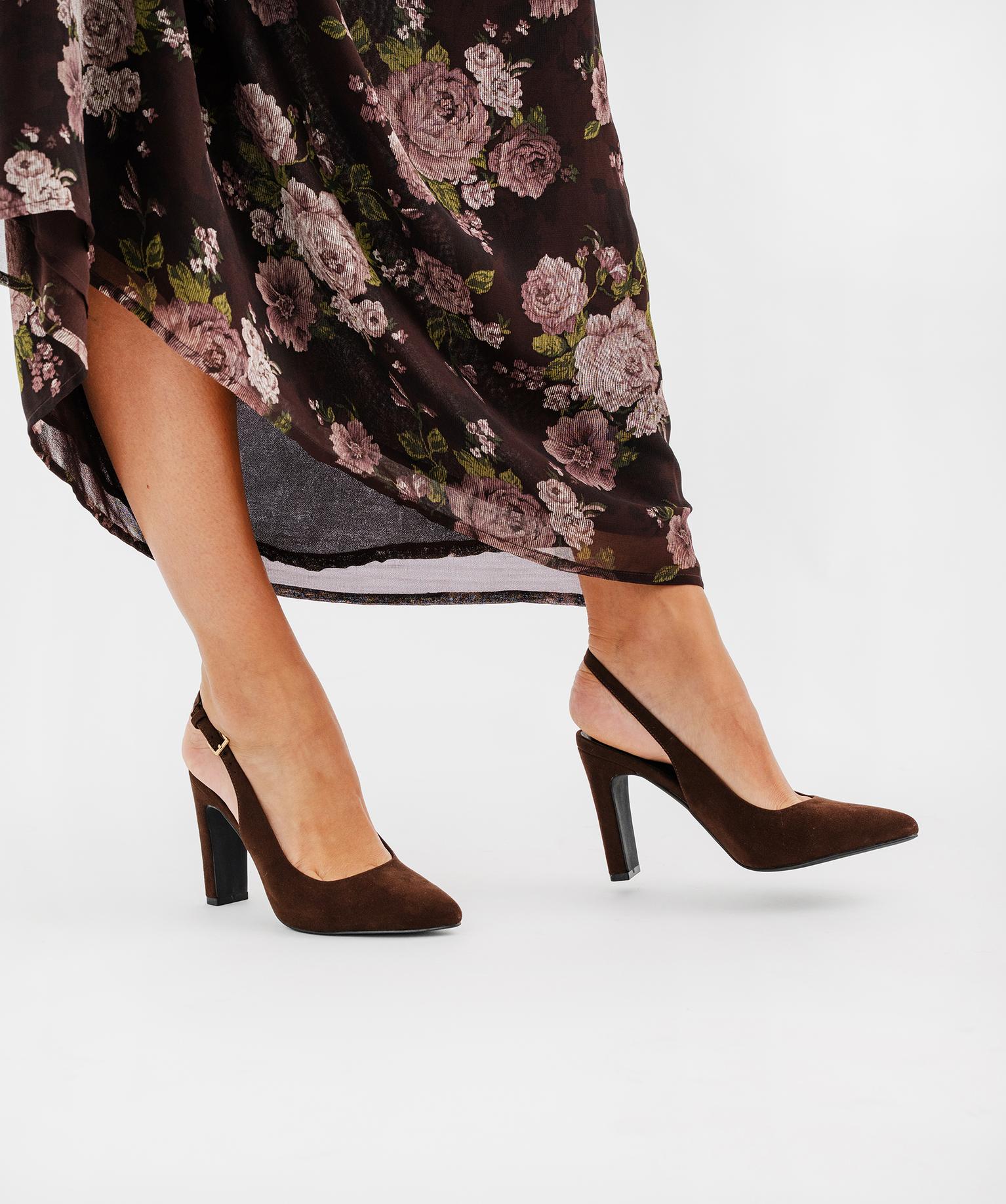 Escarpins slingback à talon haut et bout pointu femme - Follow Me - FOLLOW ME Escarpins slingback à talon haut et bout pointu femme - Follow Me - FOLLOW ME