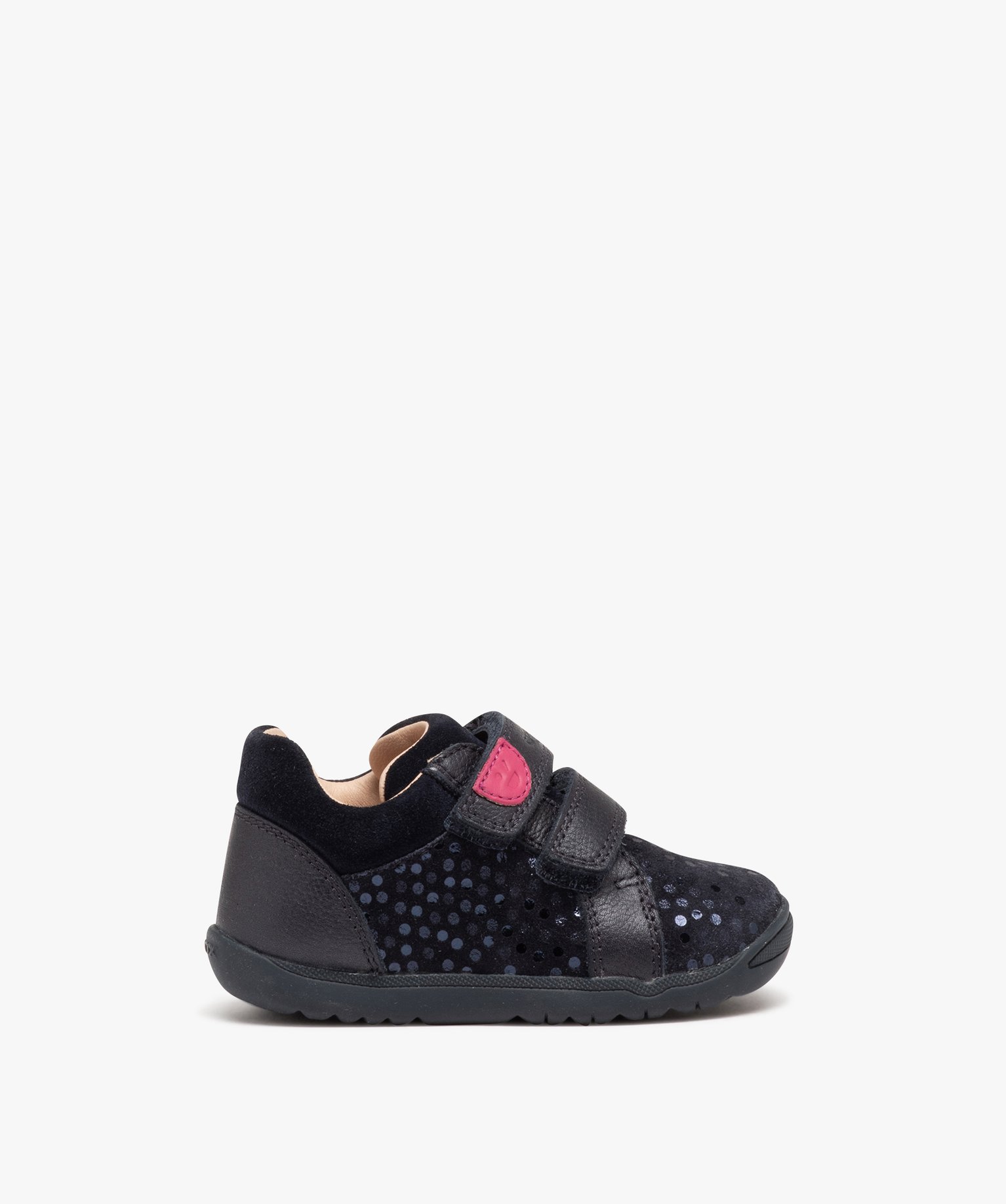 Chaussures premiers pas bébé fille à motif brillant - Geox - 20 - marine - GEOX