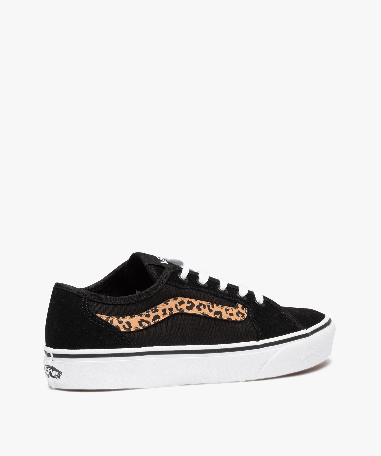 Tennis femme unies detail leopard Vans Filmore Decon noir GEMO