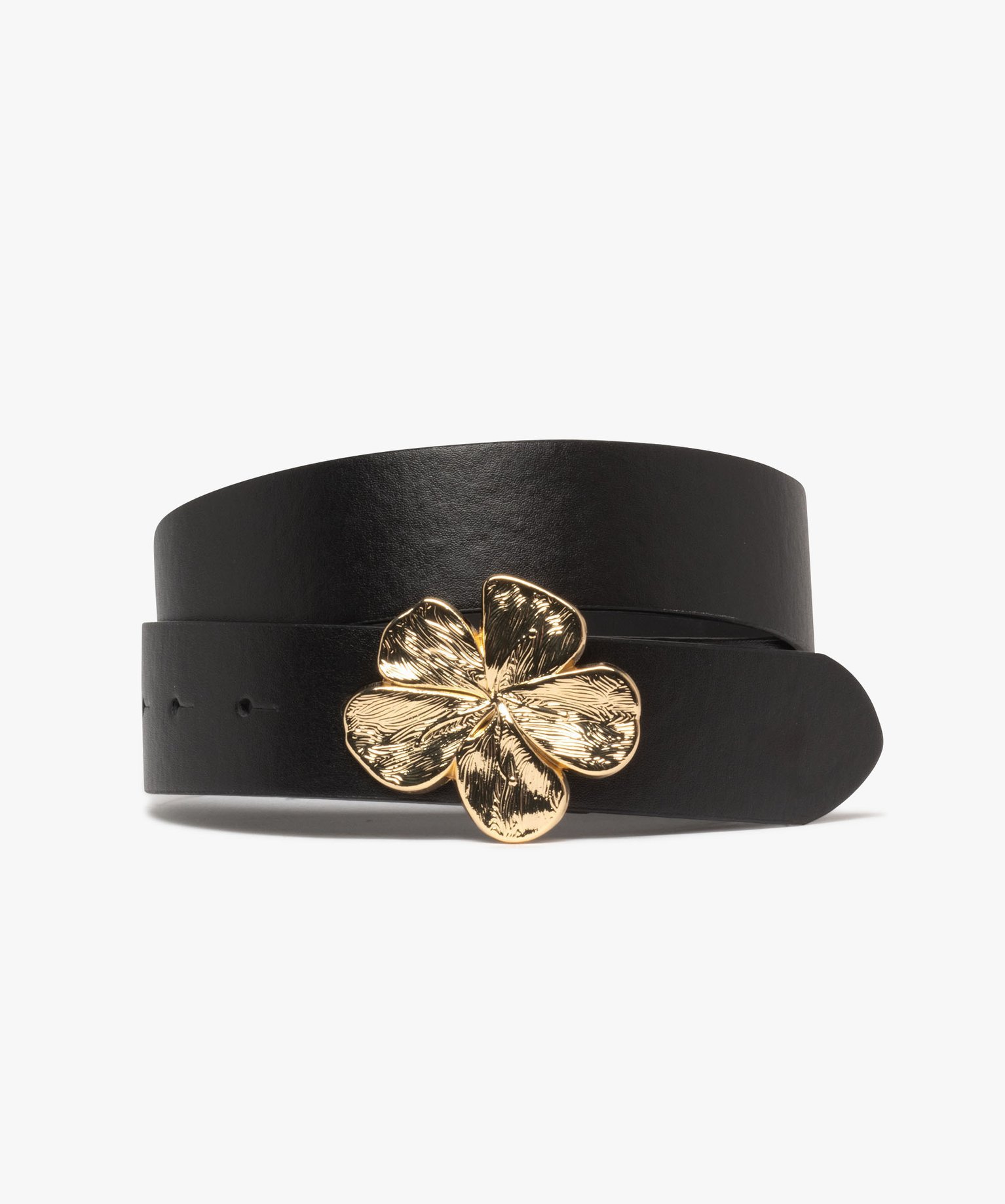 MESHIKAIER Elegant Ceinture Femme en PU Cuir Casual Ceinture avec Boucle Métallique en Forme de Rond (Blanc MESHIKAIER Elegant Ceinture Femme en PU Cuir Casual Ceinture avec Boucle Métallique en Forme de Rond (Blanc