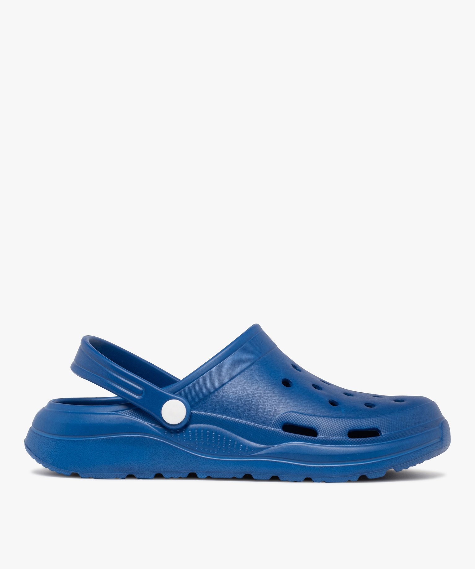 Sabots souples garçon légers avec dessus perforé et bride talon amovible - 37 - bleu - GEMO