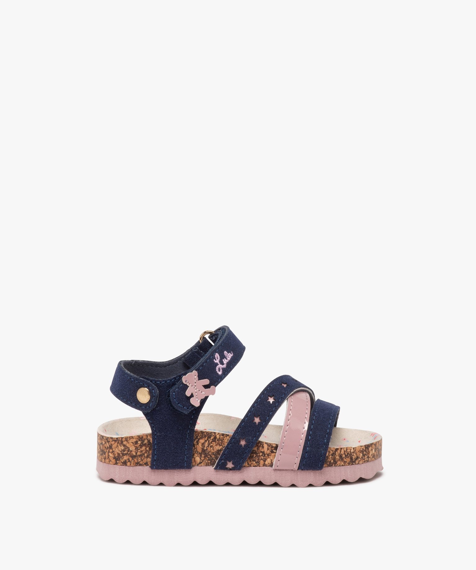 Sandales multibrides bébé fille - LuluCastagnette - 21 - marine - LULU CASTAGNETTE