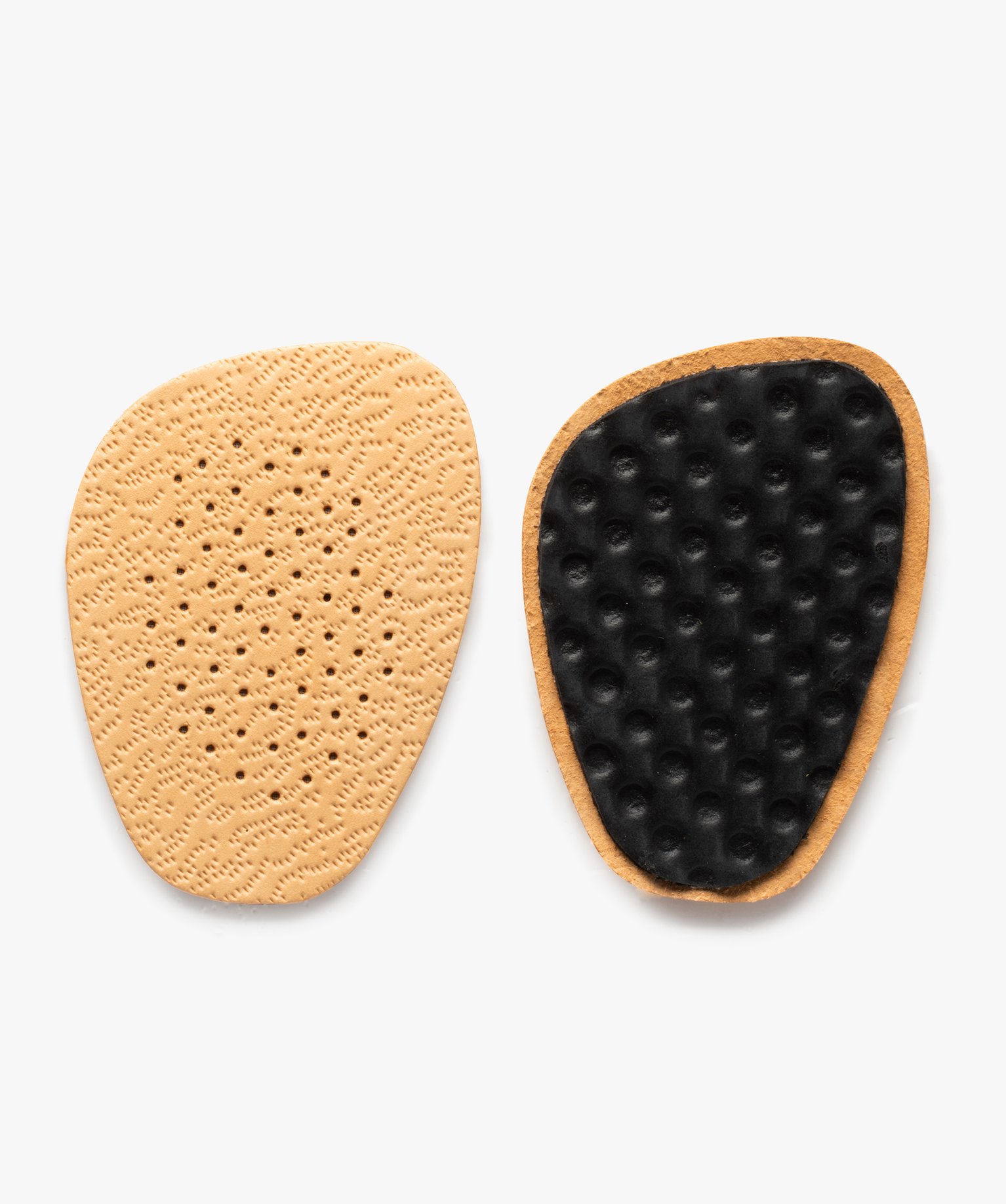 Semelles femme anti-échauffement en cuir et en latex - 35/38 - beige - GEMO