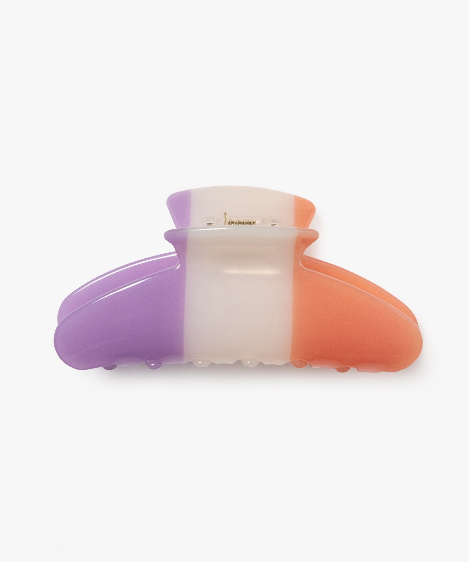 Pince à cheveux crabe tricolore femme - TU - violet standard - GEMO