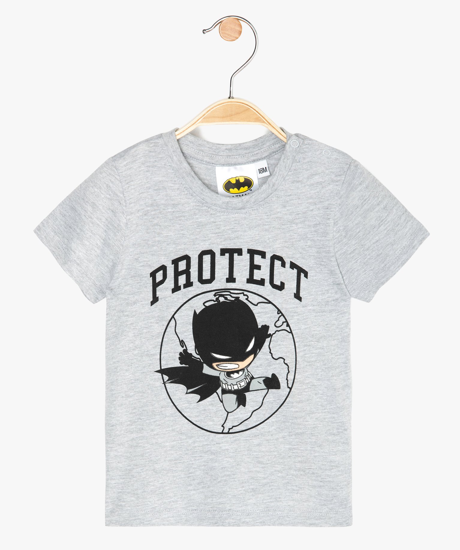 Tee-shirt bébé garçon à manches courtes - Justice League imprimé Batman