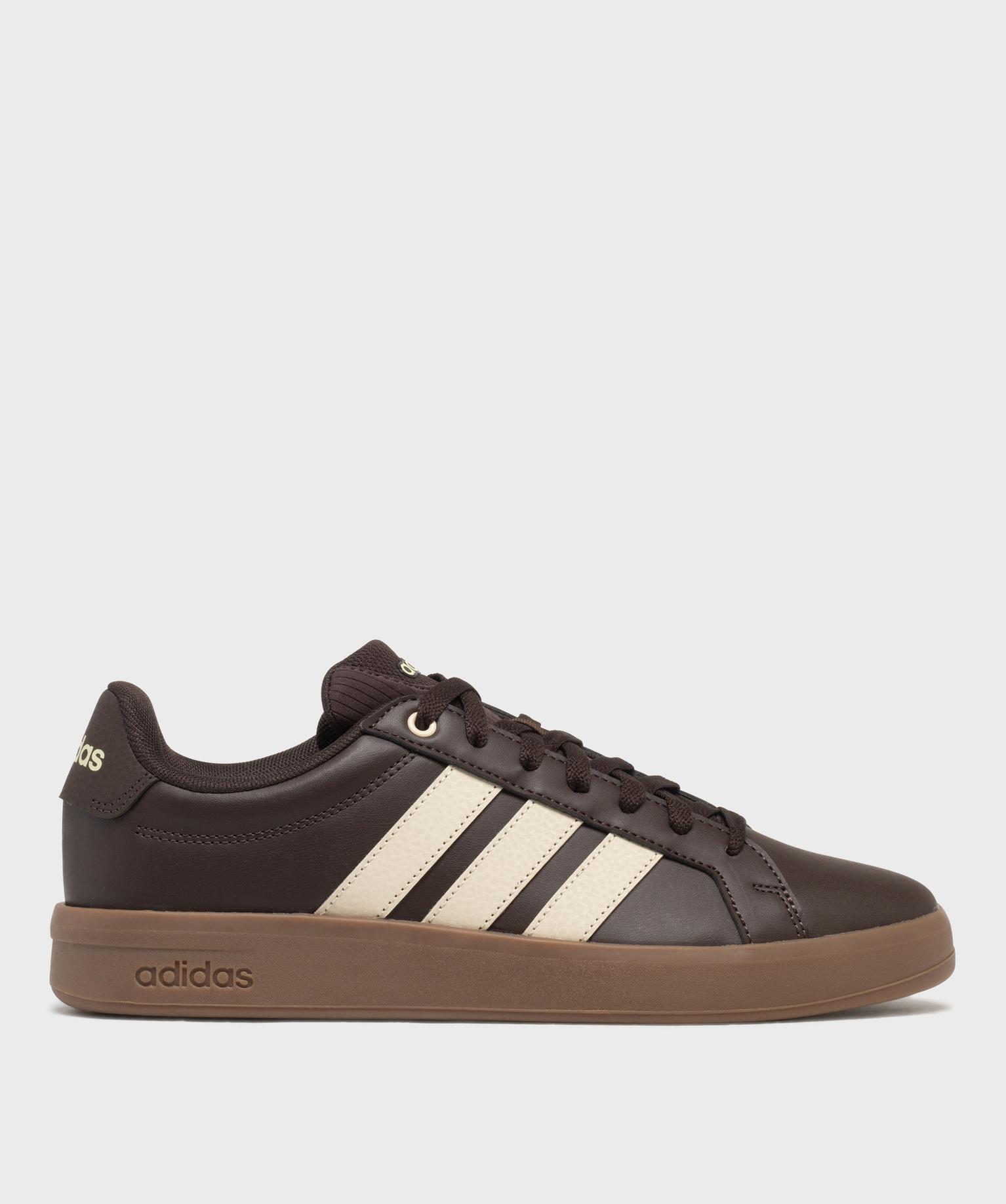 Baskets Grand Court Base 3.0 homme - Adidas - 45 - marron fonce - ADIDAS