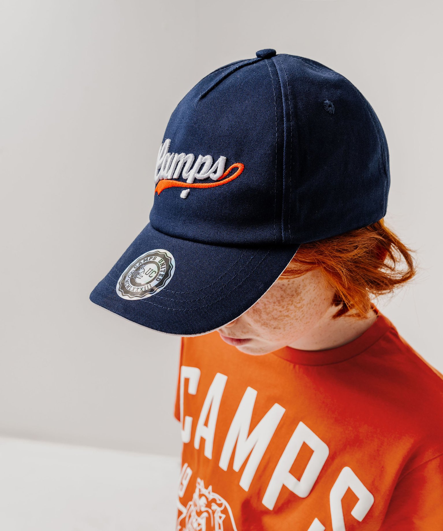 Casquette en coton avec logo brodé garçon - Camps United - 54/56 - noir chine - CAMPS UNITED DTR