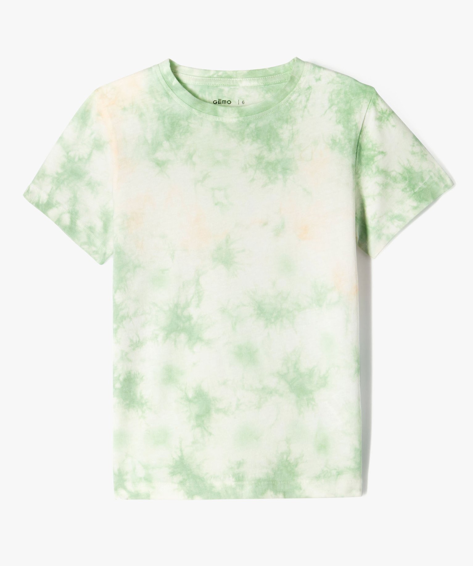Tee-shirt manches courtes tie-and-dye garçon - 12 - vert - GEMO
