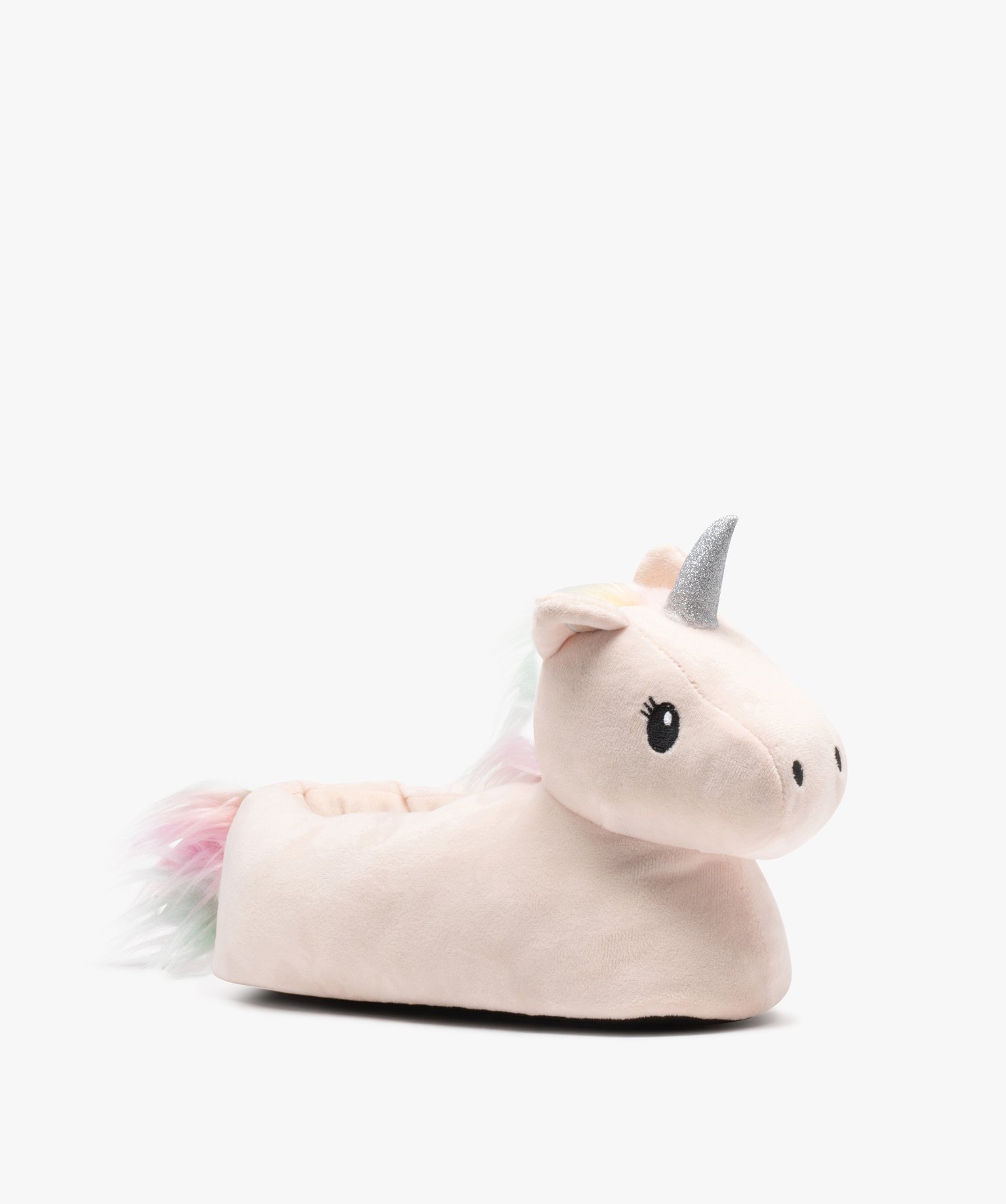 Chaussons femme en volume licorne - 37/38 - beige - GEMO