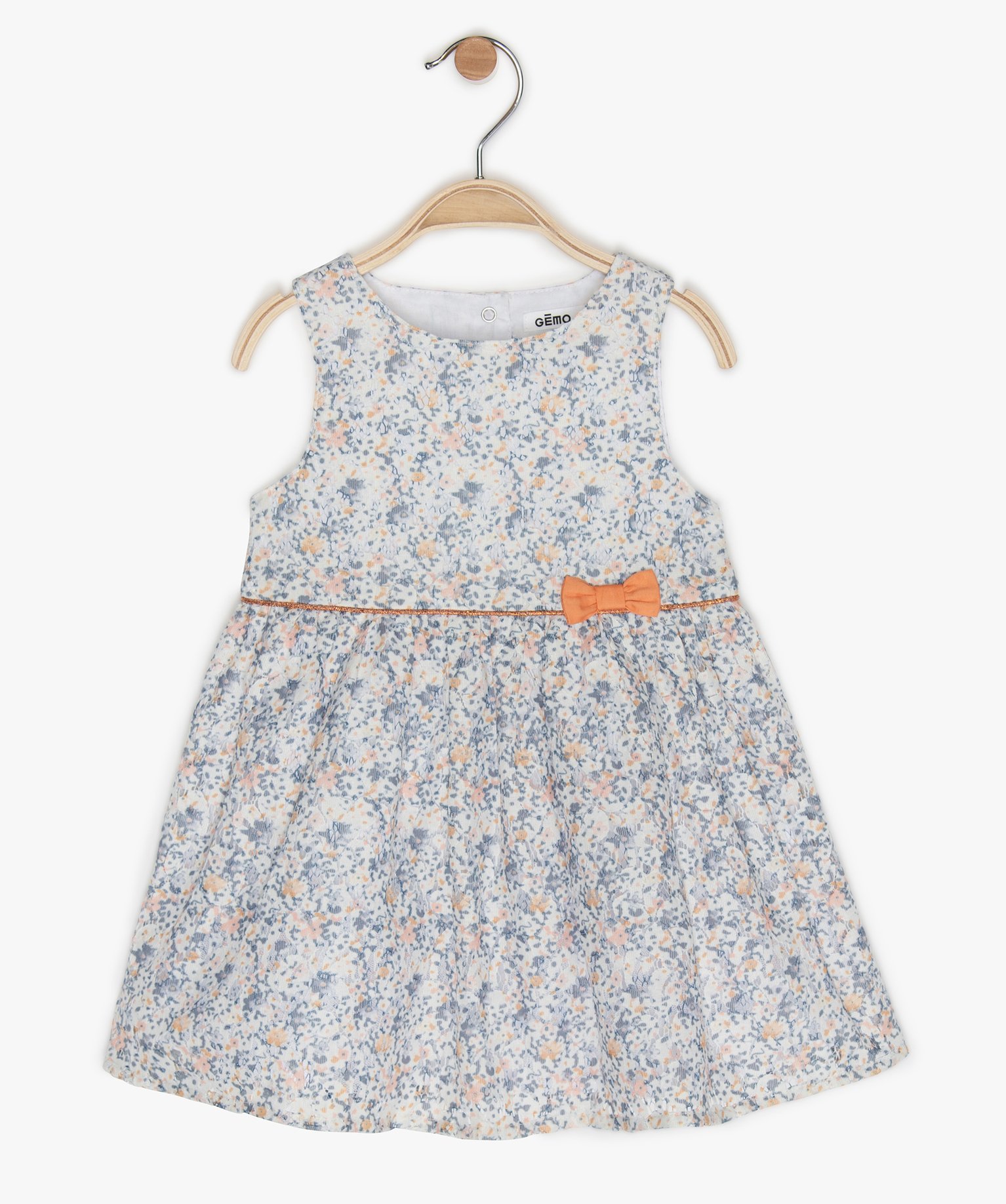 Robe Bebe Fille En Dentelle Fleurie Et Tulle Gemo