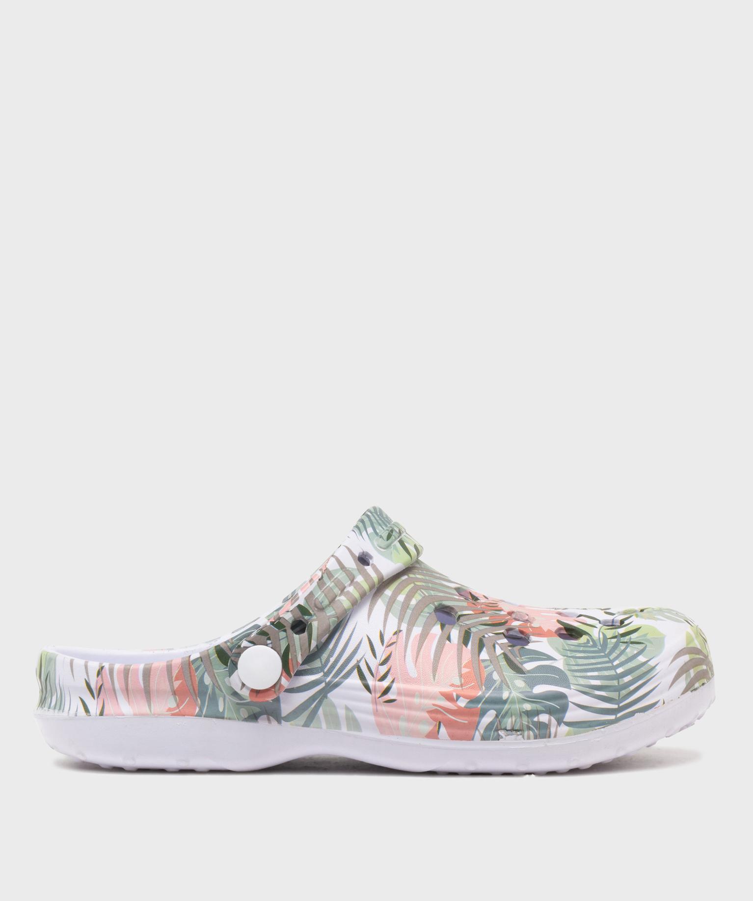 Sabot souples perforés à motif jungle femme - GEMO