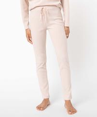 Pantalon de pyjama femme en maille côtelée vue1 - GEMO(HOMWR FEM) - GEMO
