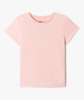 Tee-shirt manches courtes et col rond fille vue1 - GEMO 4G FILLE - GEMO