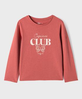 Tee-shirt manches longues avec motif girly fille vue1 - GEMO 4G FILLE - GEMO