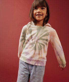 Sweat à capuche avec encolure large fille vue1 - GEMO 4G FILLE - GEMO