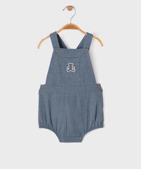 Barboteuse en flanelle bébé garçon - LuluCastagnette vue1 - LULUCASTAGNETTE - GEMO