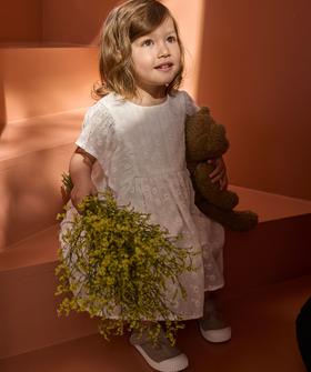 Robe de cérémonie à volants bébé fille - LuluCastagnette vue1 - LULUCASTAGNETTE - GEMO