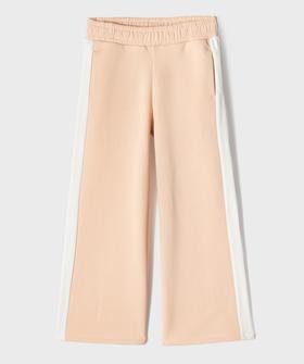 Pantalon de jogging avec bandes contrastantes fille vue1 - GEMO 4G FILLE - GEMO