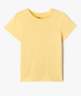 Tee-shirt manches courtes et col rond fille vue1 - GEMO 4G FILLE - GEMO