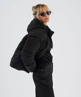 Doudoune à capuche et col montant femme vue1 - GEMO 4G FEMME - GEMO