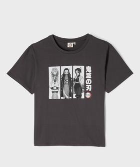 Tee-shirt manches courtes à motif manga fille - Demon Slayer vue1 - DEMON SLAYER - GEMO