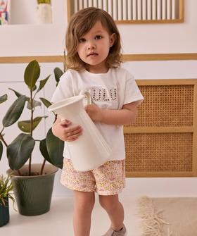 Ensemble 2 pièces tee-shirt et short bébé fille - LuluCastagnette vue1 - LULU CASTAGNETTE GEMO FOR GOOD - GEMO