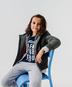 Blouson à capuche finement matelassé garçon vue1 - GEMO 4G GARCON - GEMO