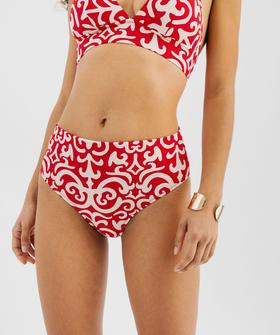 Bas de maillot de bain forme culotte taille haute femme vue1 - GEMO (PLAGE) - GEMO