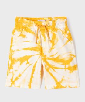 Bermuda en coton avec taille élastique garçon vue1 - GEMO (ENFANT) - GEMO