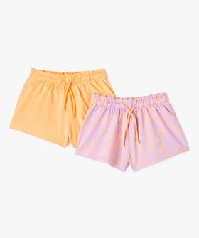Short ample en jersey de coton bébé fille (lot de 2) vue1 - GEMO(BEBE DEBT) - GEMO