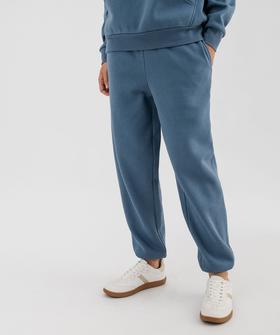 Pantalon de jogging en molleton uni à taille élastiquée femme vue1 - GEMO 4G FEMME - GEMO