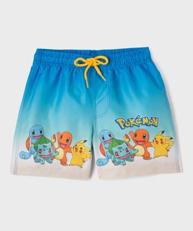 Short de bain tie-and-dye à motifs garçon - Pokémon vue1 - POKEMON - GEMO
