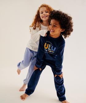 Pyjama en velours chaud imprimé garçon - LuluCastagnette vue1 - LULUCASTAGNETTE - GEMO