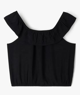 Blouse sans manches coupe courte fille vue1 - GEMO 4G FILLE - GEMO