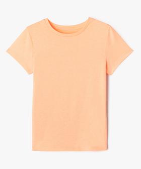 Tee-shirt manches courtes et col rond fille vue1 - GEMO 4G FILLE - GEMO