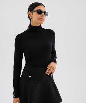 Pull col roulé en maille fine femme vue1 - GEMO 4G FEMME - GEMO