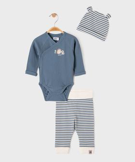 Ensemble évolutif 3 pièces bébé vue1 - GEMO 4G BEBE - GEMO