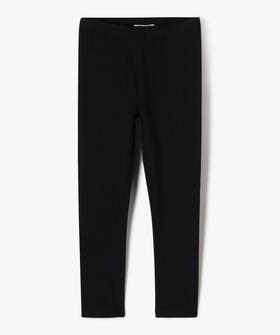 Legging long uni résistant en coton stretch fille vue2 - GEMO (ENFANT) - GEMO