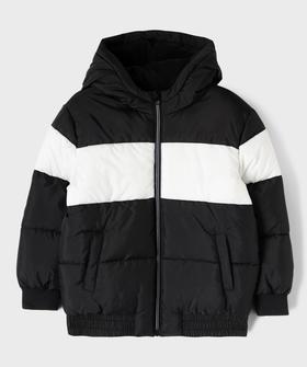 Doudoune à capuche doublée polaire garçon vue1 - GEMO 4G GARCON - GEMO